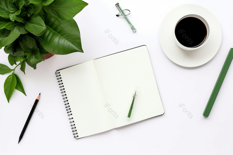 一杯咖啡放在白色背景的办公桌上面,高清,摄影图,摄影图片,图片大全,摄影图免费下载